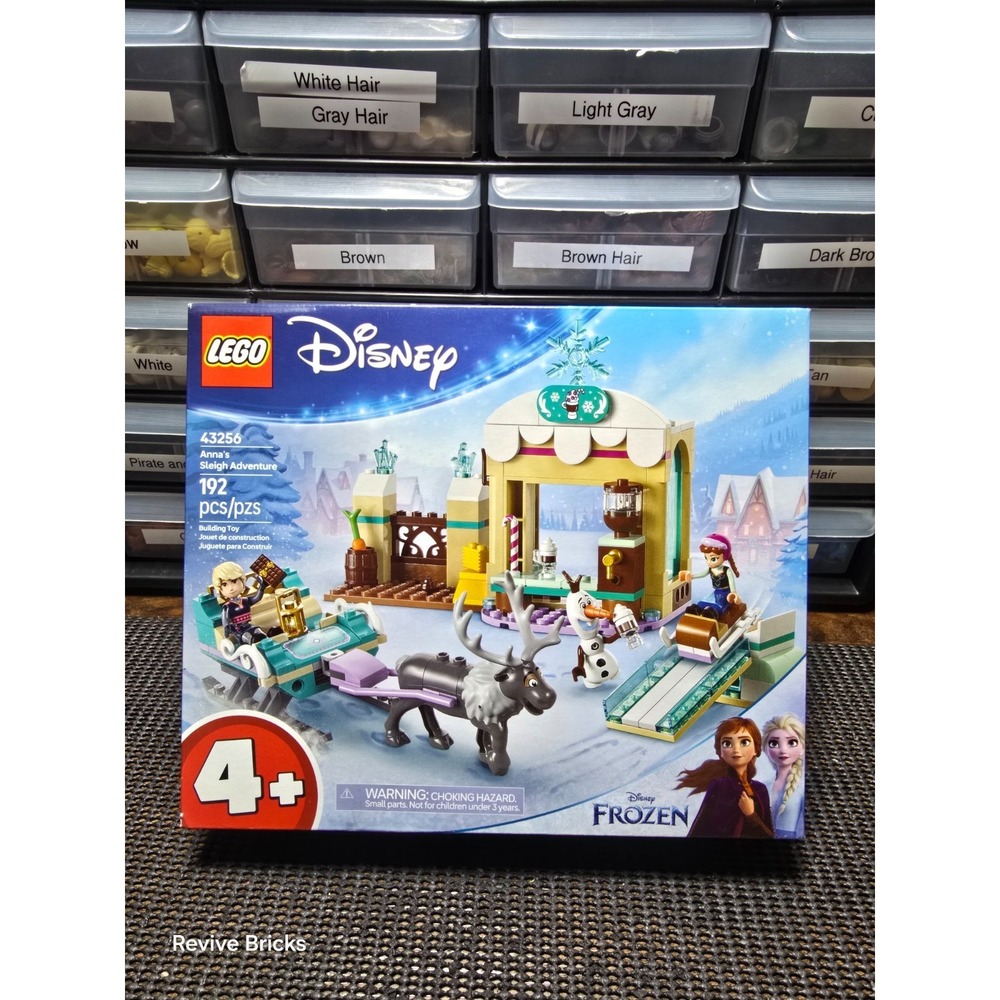 LEGO Disney Princess:‎ Anna's Sleigh Adventure (43256) Brand New Factory Sealed
